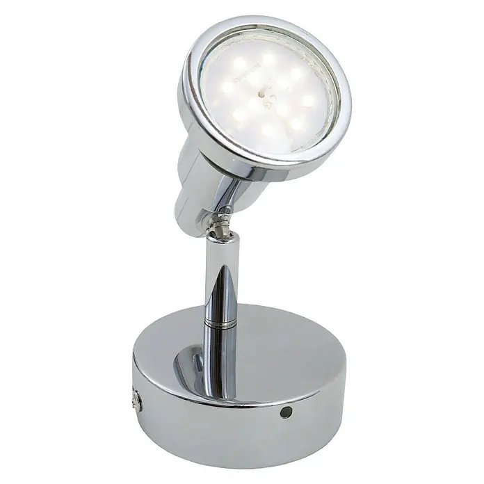 Briloner Foco de una luz LED - 4 W, L x An x Al: 8 x 8 x 10,6 cm, Blanco cálido