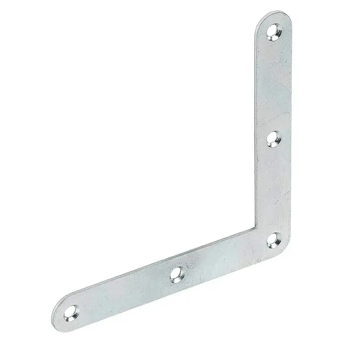 Vormann Eckwinkel - 100 x 15 x 100 mm, Verzinkt, Silber