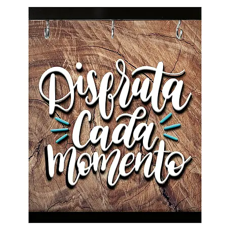 Colgador de llaves para pared Disfruta