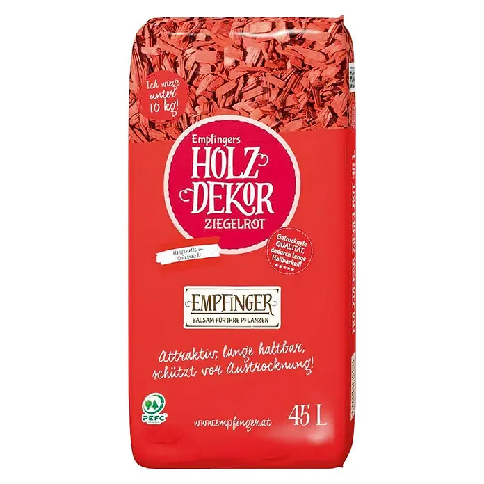 Empfinger Holzdekormulch - 45 l, Rot