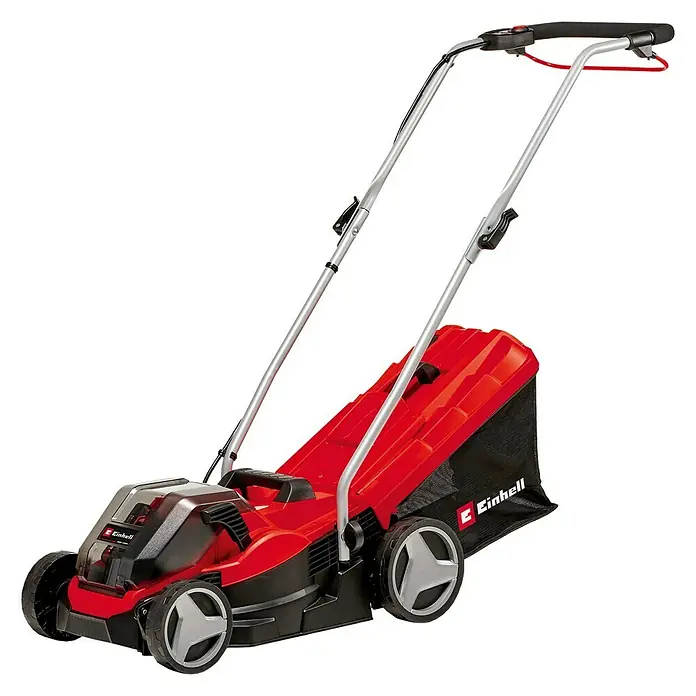 Einhell Cortacésped de batería 33CMGE-CM36/33 PXC - 18 V, 2 baterías, 2,5 Ah, Ancho de corte: 33 cm
