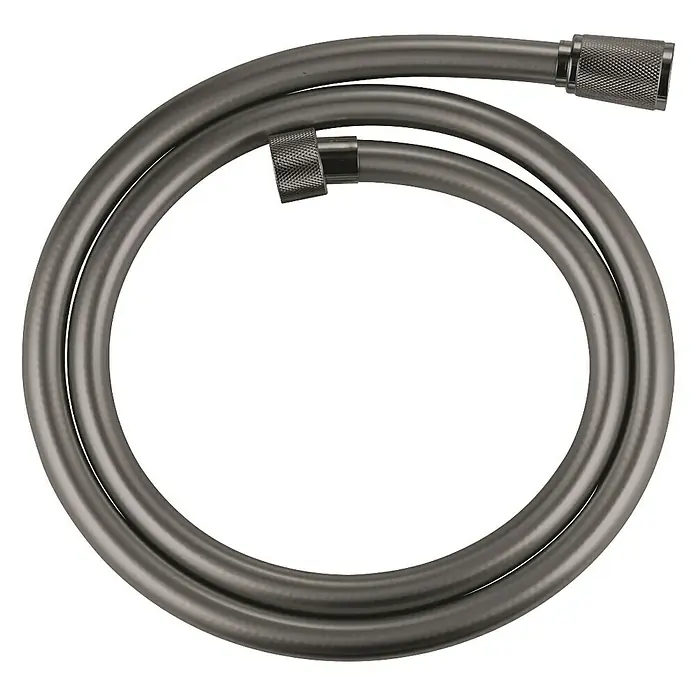 Grohe Brauseschlauch Silverflex - Länge: 125 cm, ½″, Kunststoff, Hard Graphite - Vorderansicht