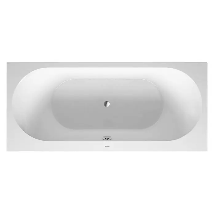 Duravit Darling New Badewanne - 180 x 80 cm, Sanitäracryl, Weiß - Vorderansicht