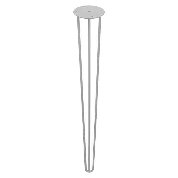 Möbelfuß Hairpin - Ø x L: 100 x 710 mm, Silber
