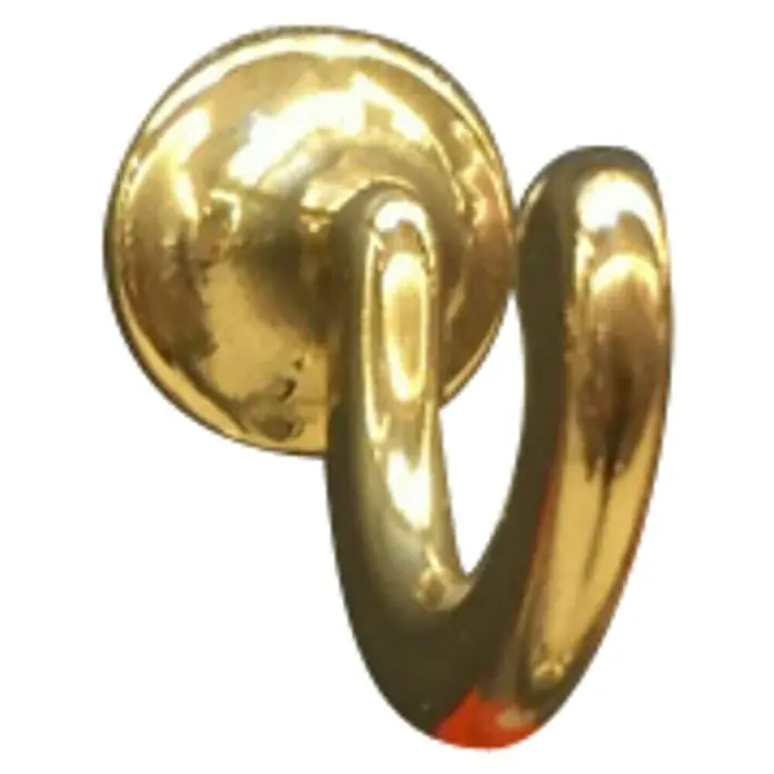 Häfele Garderobenhaken - L x B x H: 45 x 20 x 3 mm - Vorderansicht