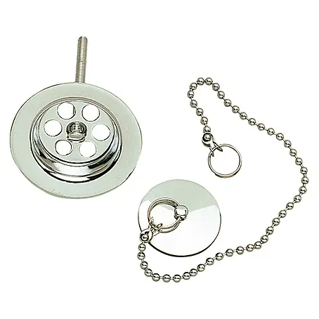 Cestilla para válvula con tapón y cadena
