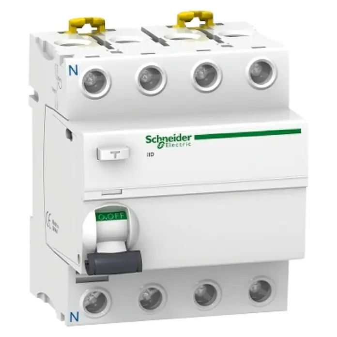 Schneider Electric Interruptor diferencial automático AC - 63 A, 4 polos