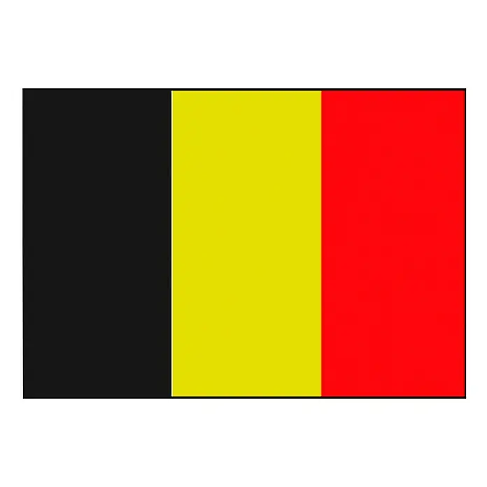 Flagge - Belgien, 45 x 30 cm, Spunpolyester - Vorderansicht