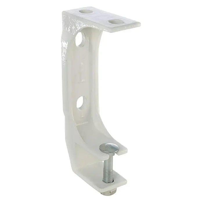 Wand- & Deckenhalter M1200-08 - 79 x 40 x 205 mm, Weiß, Passend für: Sunfun Gelenkarmmarkisen - Vorderansicht