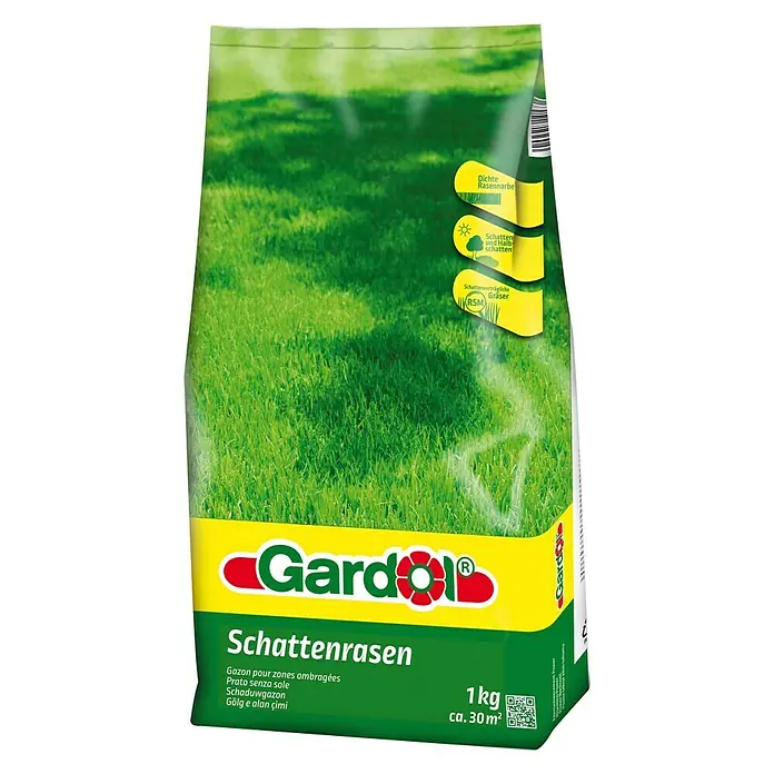 Gardol Schattenrasensamen - 1 kg, 30 m²