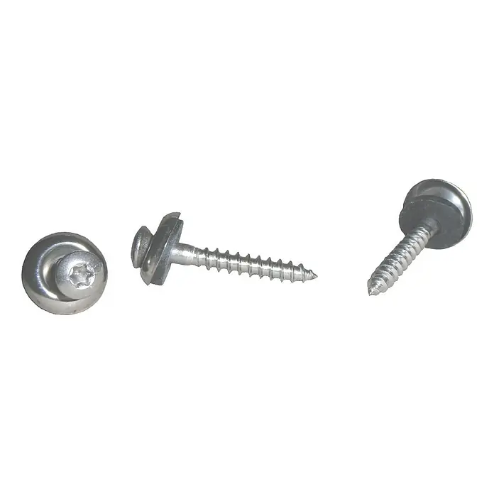Sarei Spenglerschraube - Ø x L: 4,5 x 35 mm, Edelstahl, TX für TORX-Antriebe, 25 Stk. - Vorderansicht