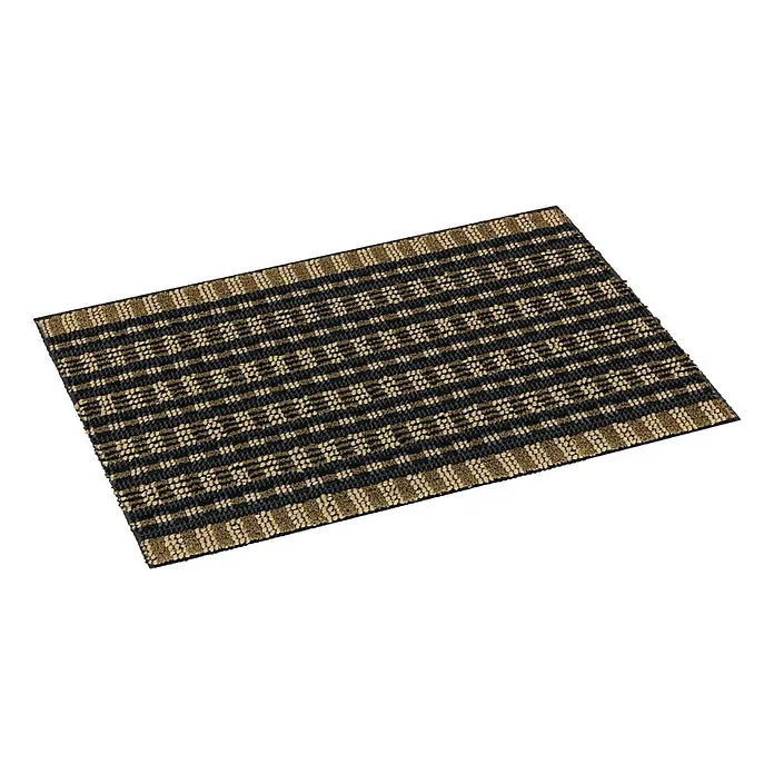 Astra Fußmatte Poly Brush - Schwarz/Grün, 40 x 60 cm, 100 % Polypropylen