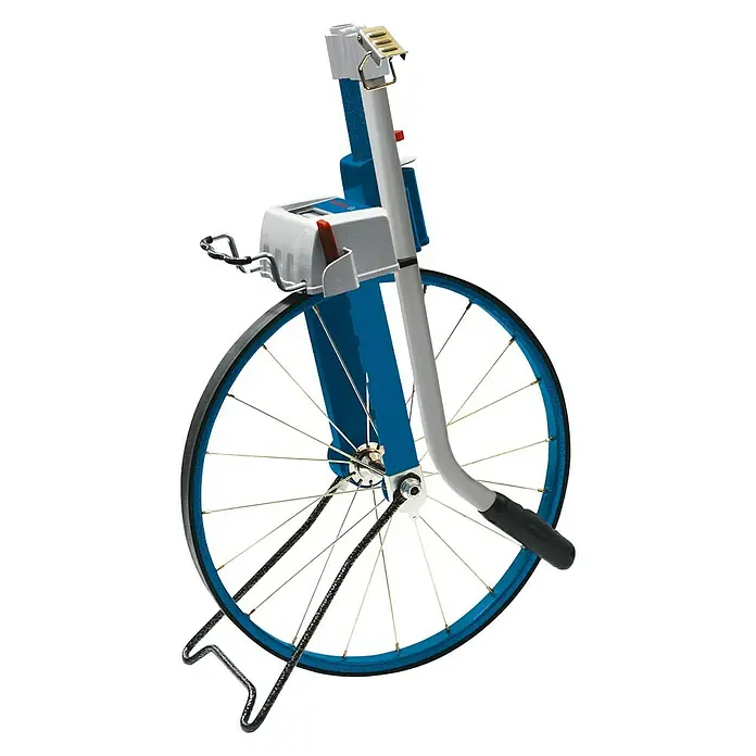 Bosch Professional Messrad GWM 40 - Messbereich: Max. 9999,99 m, Messgenauigkeit: ± 5 cm/100 m - Linke Seitenansicht