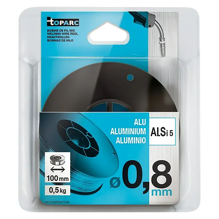 Gys Žica za zavarivanje - Aluminij (AlSi5), Promjer: 0,8 mm, 0,5 kg - Pogled sprijeda