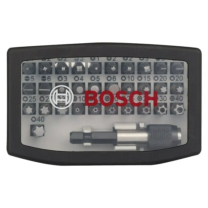 Bosch Komplet bit nastavaka - 32 -dij. - Pogled odozgo