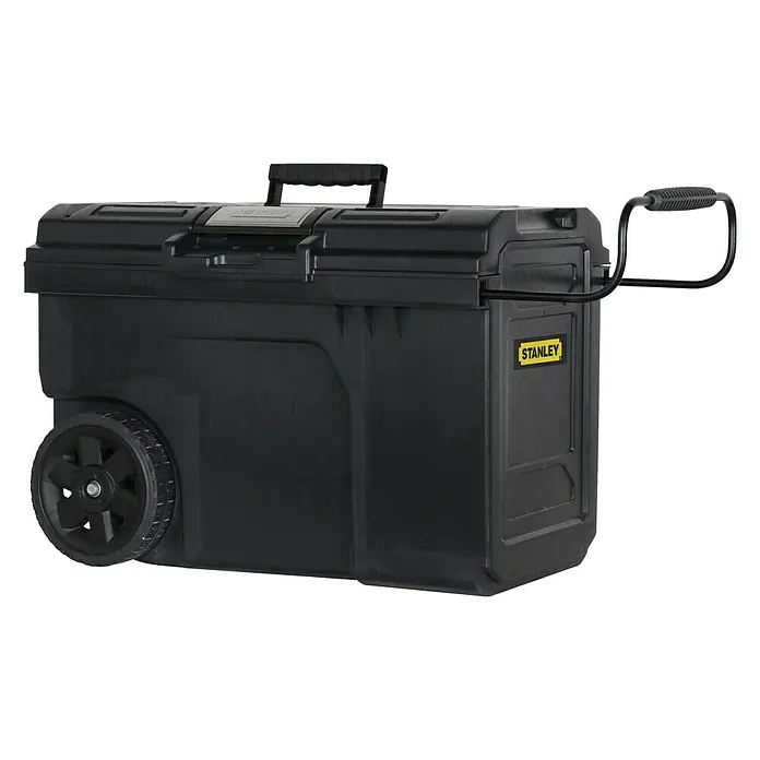 Stanley Aufbewahrungs- & Transportbox - 62 x 38 x 42 cm, Fassungsvermögen: 57 l - Linke Seitenansicht