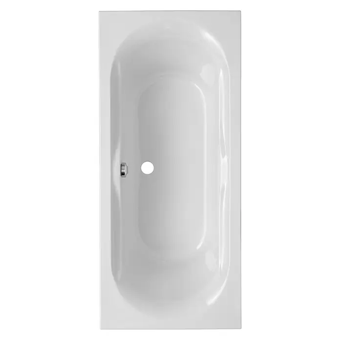 Ottofond Badewanne Bali - 180 x 80 cm, Sanitäracryl, Weiß - Ansicht von oben