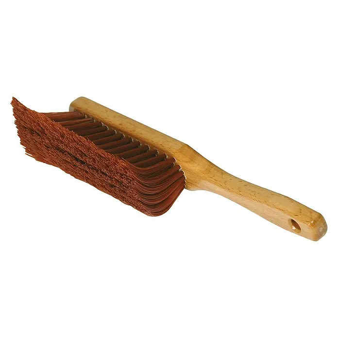Steuber Krallenbesen - Material Borsten: Kunststoff, Material Besenkopf: Holz - Rechte Seitenansicht