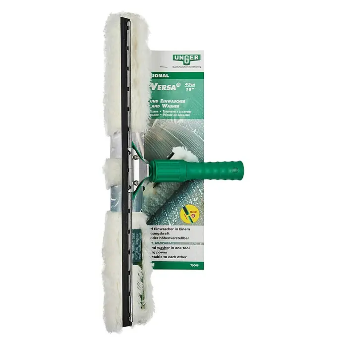Unger Professional Perač za prozore Visa Versa - Širina: 45 cm, Plastika/guma/aluminij - Pogled sprijeda