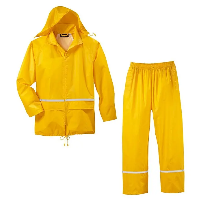 Regenbekleidung - XXL, Gelb - Vorderansicht