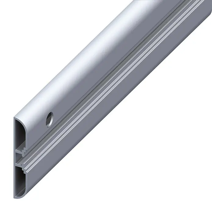 Kantoflex Coaxis Profil - 1.000 x 10 x 60 mm, Aluminium, Blank - Linke Seitenansicht