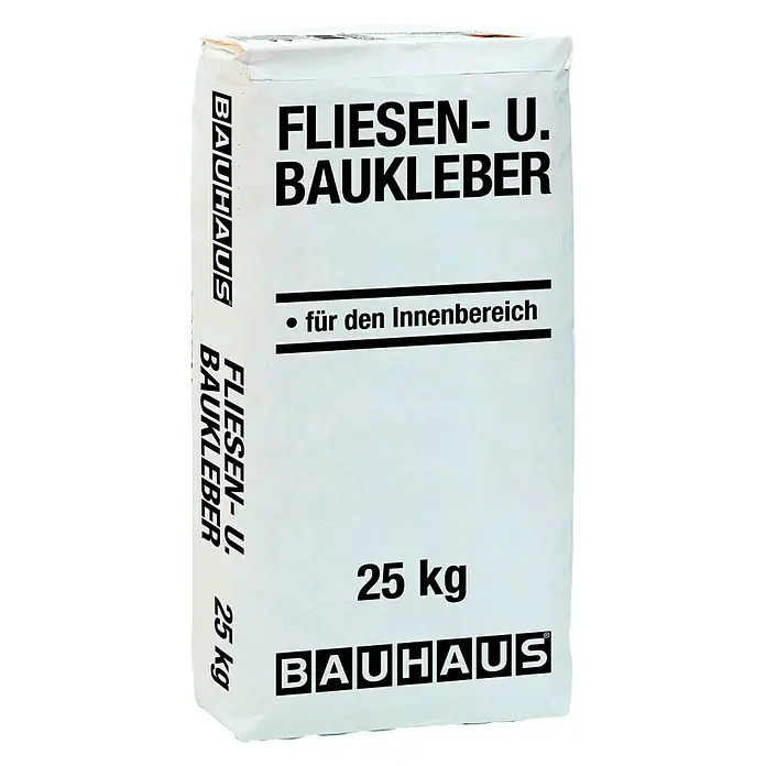 BAUHAUS Bau- & Fliesenkleber - 25 kg - Vorderansicht