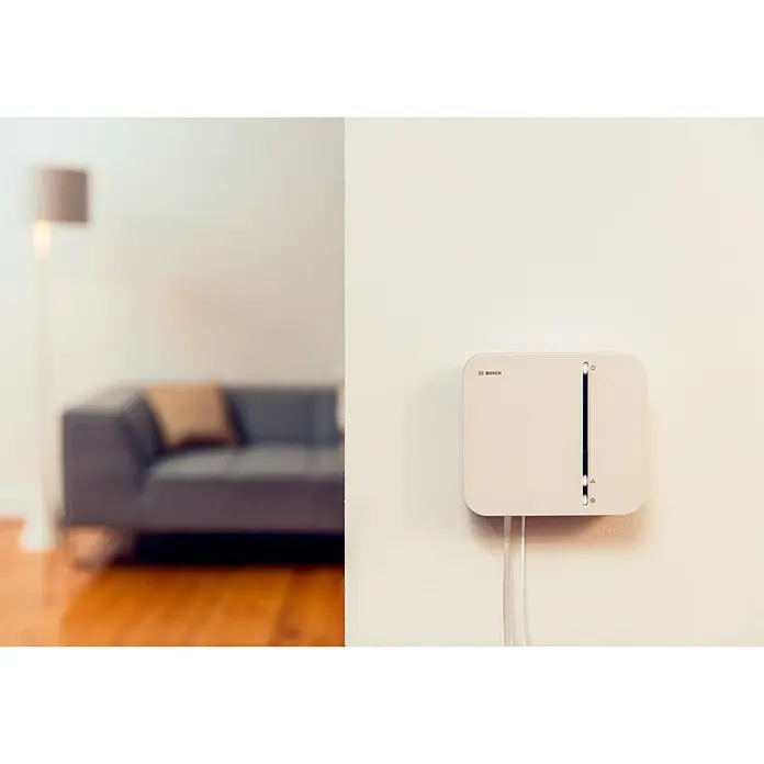 Bosch Smart Home Controller - Reichweite Funk: > 100 m (Freifeld), 35 x 135 x 120 mm, Bosch Smart Home System - Anwendungsbeispiel