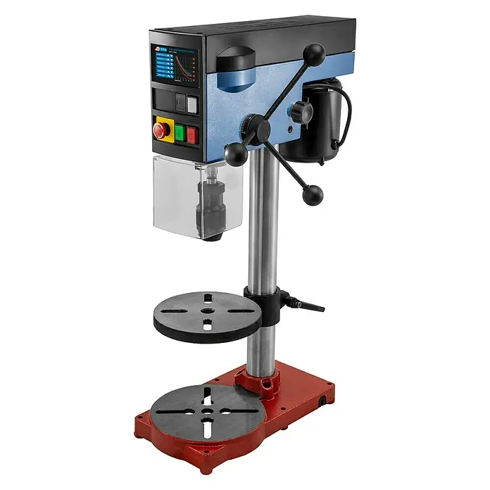 Güde Tischbohrmaschine GTB 14 Pro - 300 W, Leerlaufdrehzahl: 620 U/min - 2.600 U/min, Spannweite Bohrfutter: 1 mm - 13 mm - Vorderansicht
