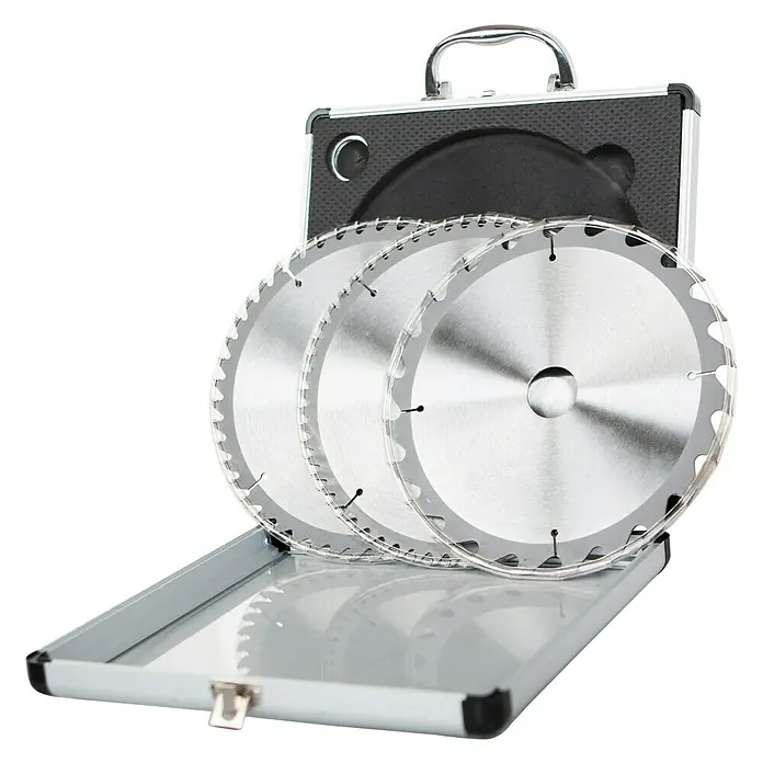 Sägeblatt-Set - Durchmesser: 210 mm, 3 -tlg. - Vorderansicht
