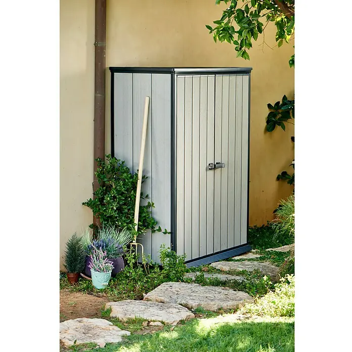 Keter Geräteschrank High Store - Kunststoff, Grau - Stimmungsaufnahme