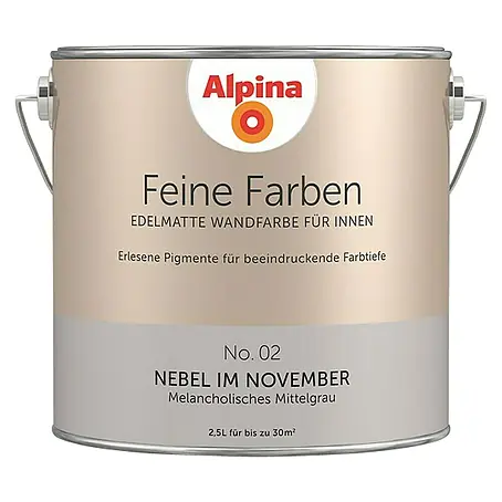 Alpina  Wandfarbe Nebel im November