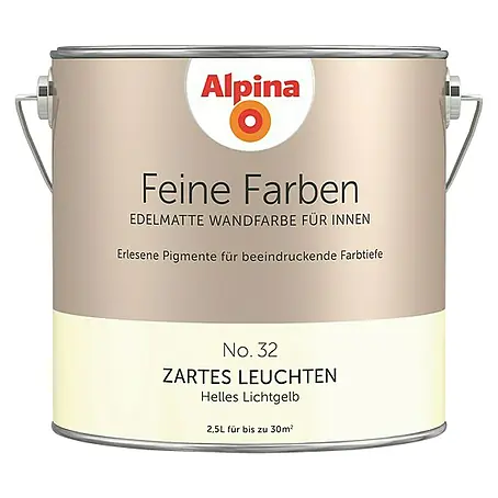 Alpina  Wandfarbe Zartes Leuchten