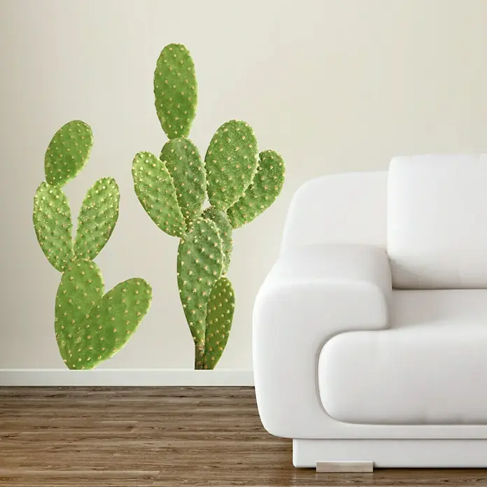 Vinilo de pared - Cactus, 48 x 68 cm - Foto ambiente