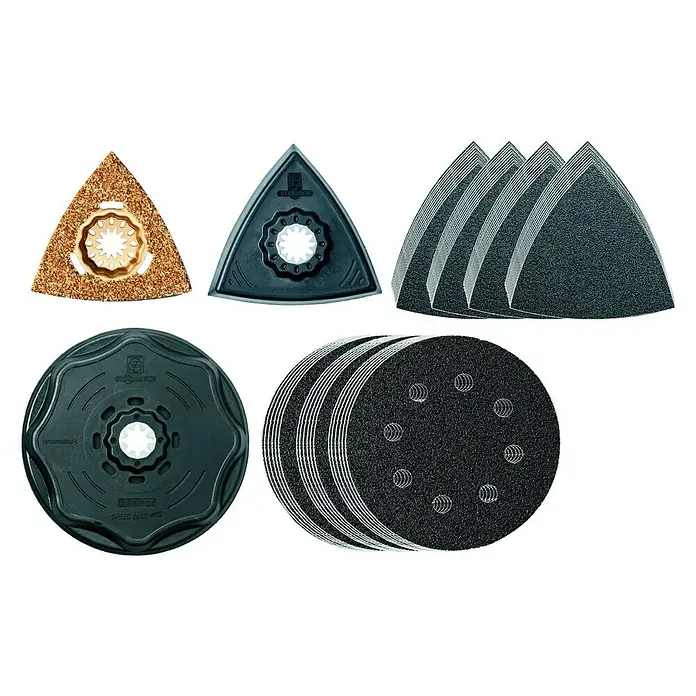 Fein Starlock Plus Kit de accesorios Best of Sanding - 61 pzs. - Vista descendente