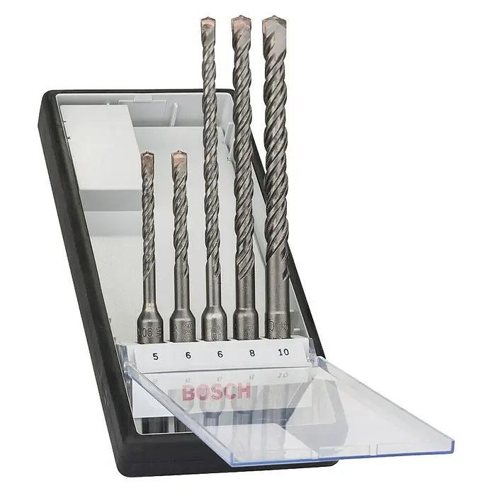 Bosch Set svrdla za beton SDS-Plus - 5 -dij. - Pogled sprijeda