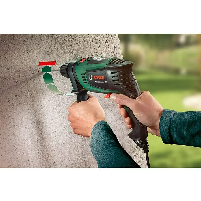 Bosch Schlagbohrmaschine UniversalImpact 800 - 800 W, Leerlaufdrehzahl: 50 U/min - 3.000 U/min