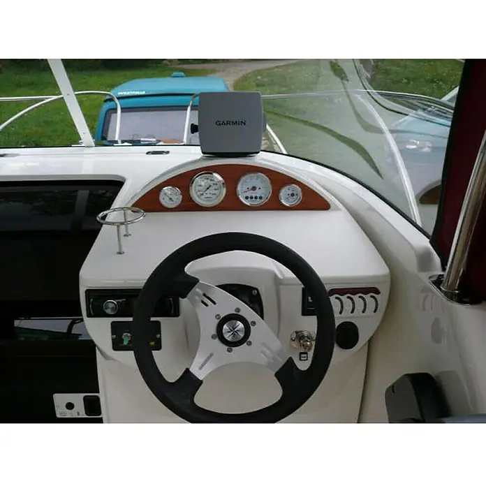 PEGAZUS GFK-Boot GFK Escapade 600 - Motorleistung: Ohne Motor, Max. 6 Personen, Nutzlast: 660 kg, CE-Klasse C - Vorderansicht