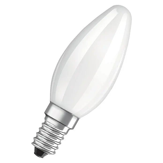 Osram LED-Leuchtmittel Retrofit Classic B - 3 W, E14, Warmweiß, Nicht Dimmbar, Matt - Ansicht von oben