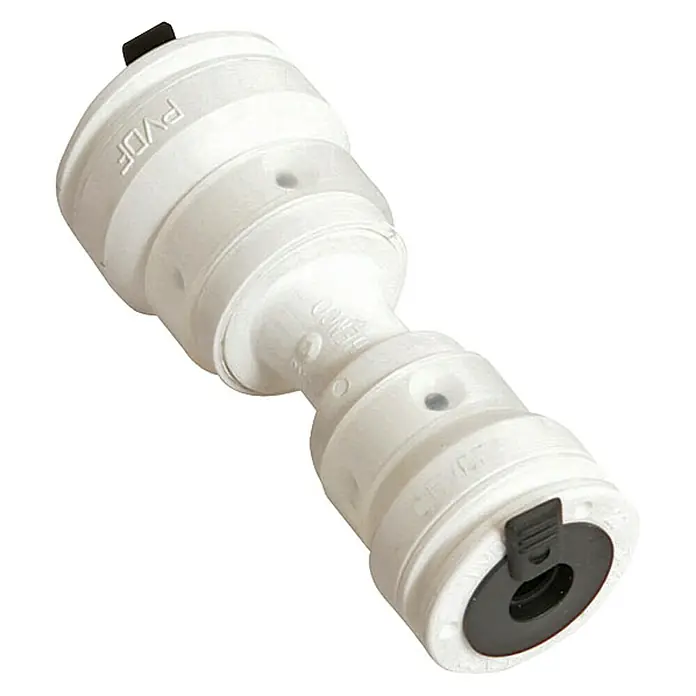 Marley AquaStec Steckkupplung - Durchmesser: 20 x 16 mm - Vorderansicht