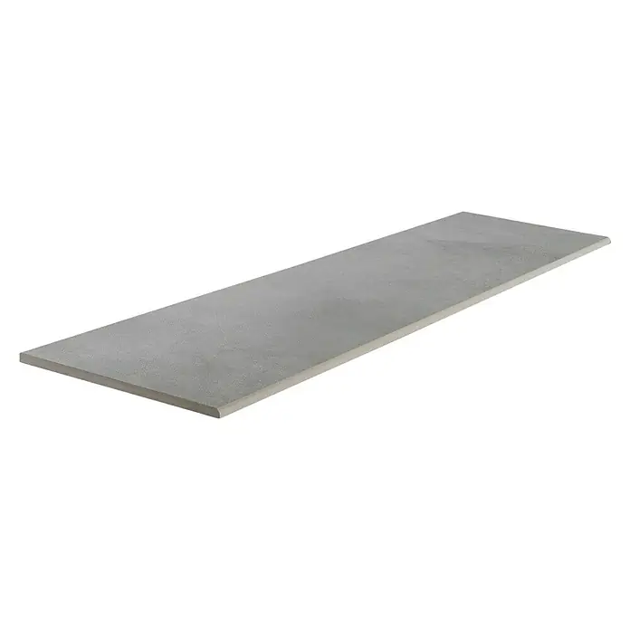 Art-Tec by Palazzo Stufen- & Abdeckplatte - 30 x 120 cm, Steel, Matt - Vorderansicht