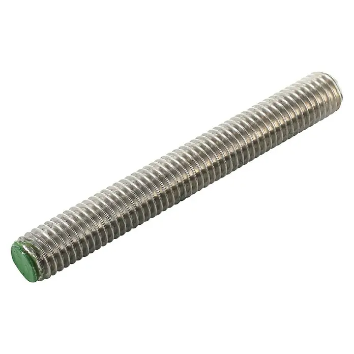 Varilla roscada - M8, Largo: 2 m, Acero inoxidable - Vista frontal