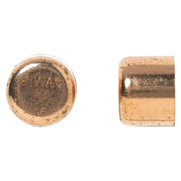 Bakrena kapica 5301 - Promjer: 15 mm, 10 kom