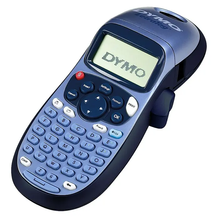 Dymo Beschriftungsgerät LT-100H - 21,5 x 9,5 x 6,5 cm, Passend für: Dymo Beschriftungsband LT - Linke Seitenansicht