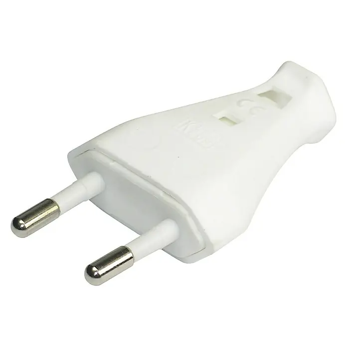 Flachstecker 852 - Weiß