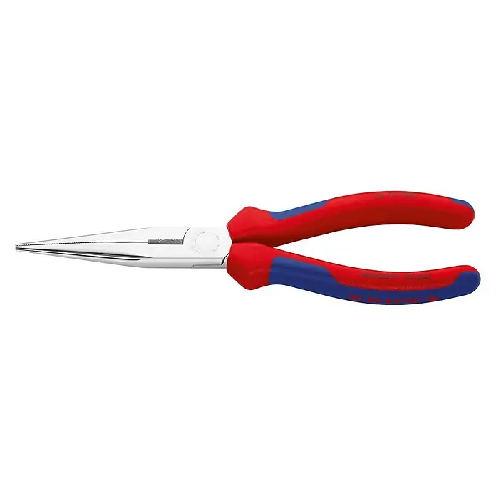 Knipex Flachrundzange - Länge: 200 mm, Flach-rund, Präzisionsschneide, Material Griff: Mehrkomponenten-Hülle