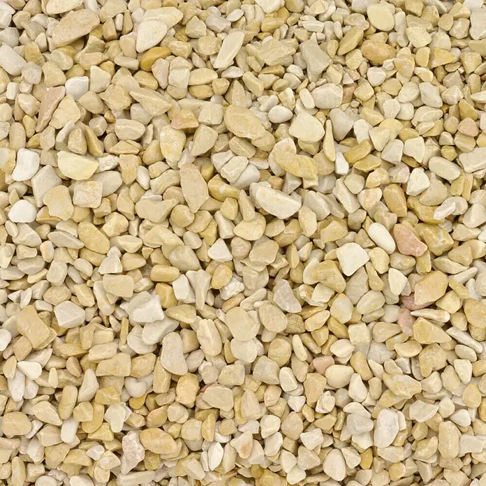 Min2C Marmorkiesel - Gelb, Körnung: 7 mm - 15 mm, 25 kg