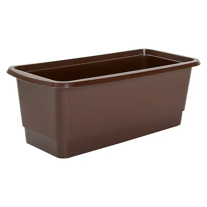 Wibo Balkonkasten Elba - Max. Außenlänge: 80 cm, Braun