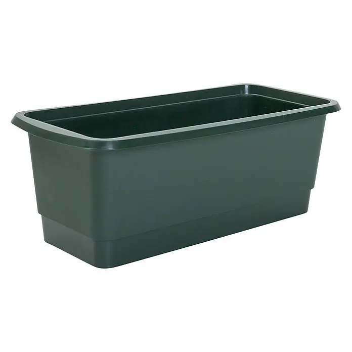Wibo Balkonkasten Elba - Max. Außenlänge: 80 cm, Dunkelgrün