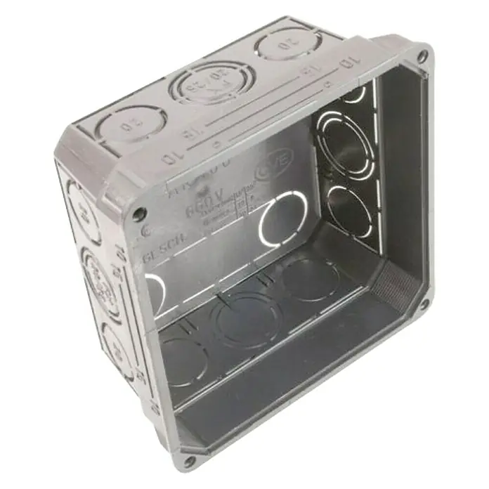Dietzel Univolt Abzweigkasten - 100 x 100 x 50 mm, Unterputz, Ohne Deckel