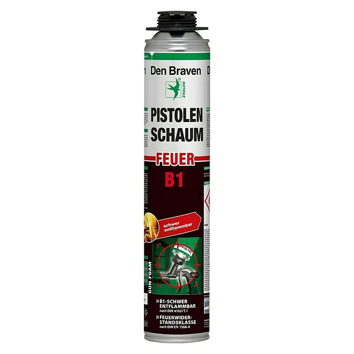 Den Braven Brandschutzschaum - 750 ml, Polyurethane (PU)